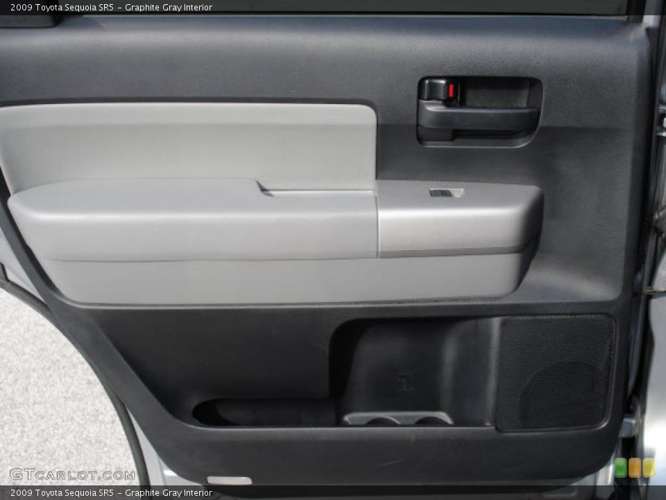 Graphite Gray Interior Door Panel for the 2009 Toyota Sequoia SR5 #38678750