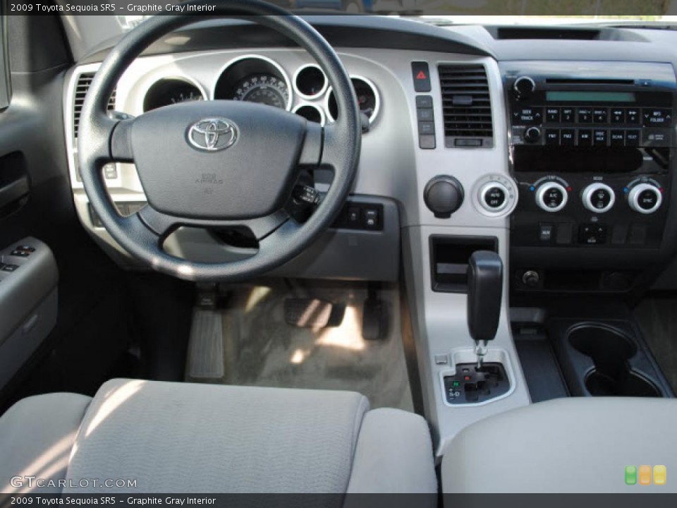 Graphite Gray Interior Dashboard for the 2009 Toyota Sequoia SR5 #38678790
