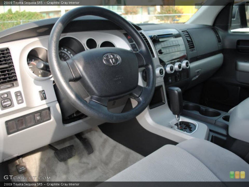 Graphite Gray Interior Prime Interior for the 2009 Toyota Sequoia SR5 #38678818
