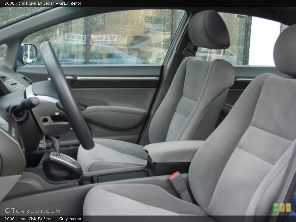 Gray Interior Photo for the 2008 Honda Civic EX Sedan #38679066