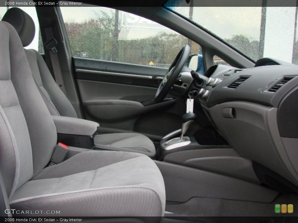 Gray Interior Photo for the 2008 Honda Civic EX Sedan #38679106