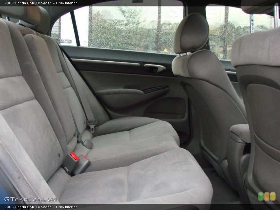 Gray Interior Photo for the 2008 Honda Civic EX Sedan #38679118