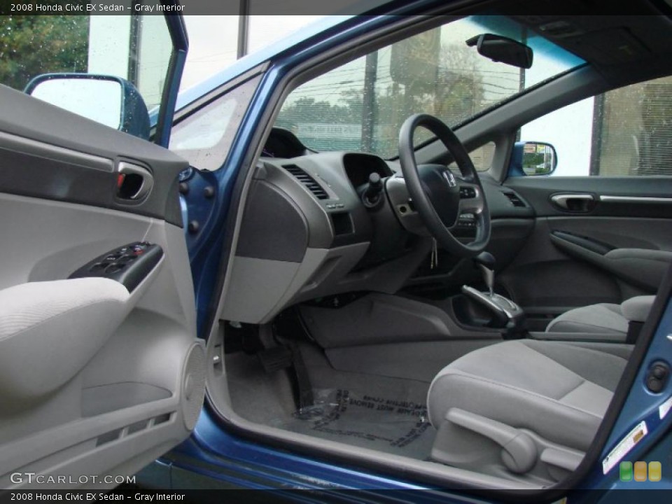 Gray Interior Photo for the 2008 Honda Civic EX Sedan #38679230