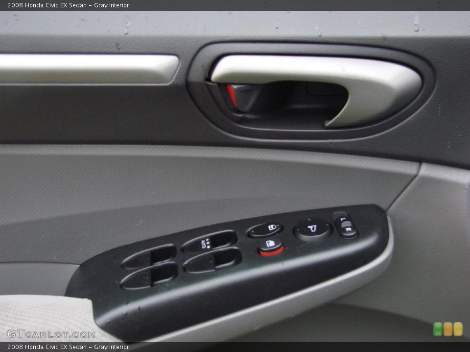 Gray Interior Controls for the 2008 Honda Civic EX Sedan #38679238