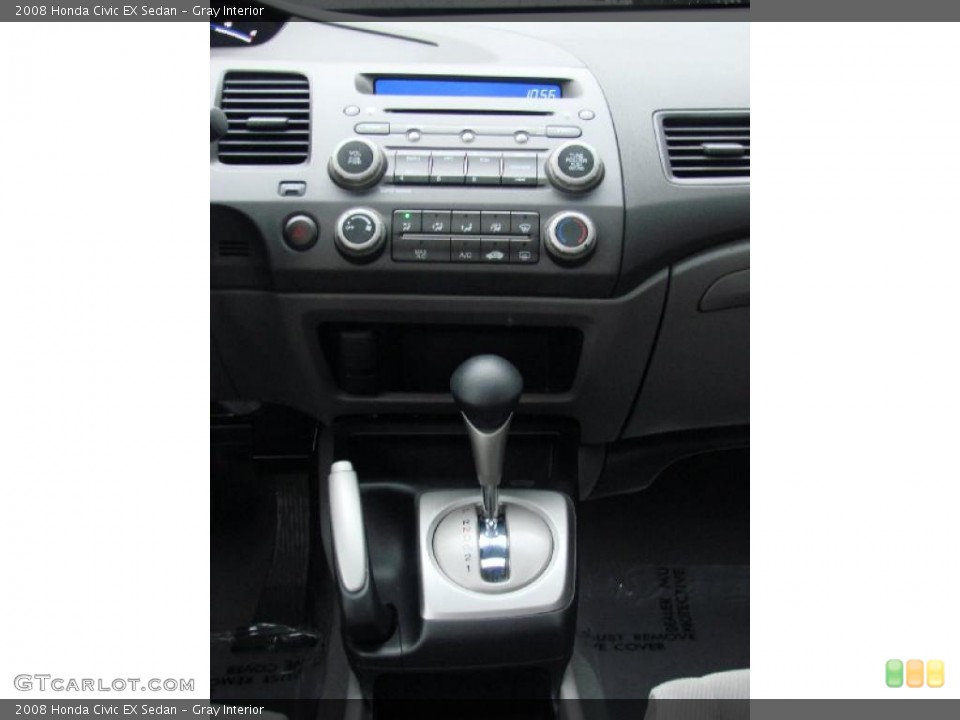 Gray Interior Controls for the 2008 Honda Civic EX Sedan #38679254