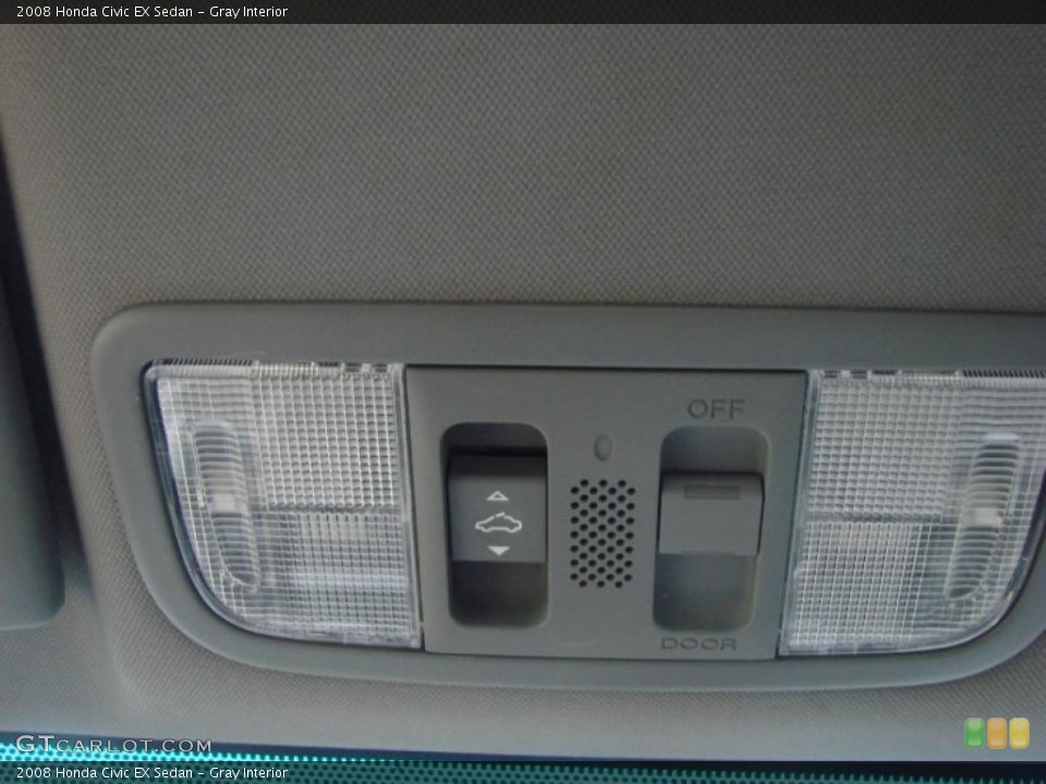 Gray Interior Controls for the 2008 Honda Civic EX Sedan #38679282