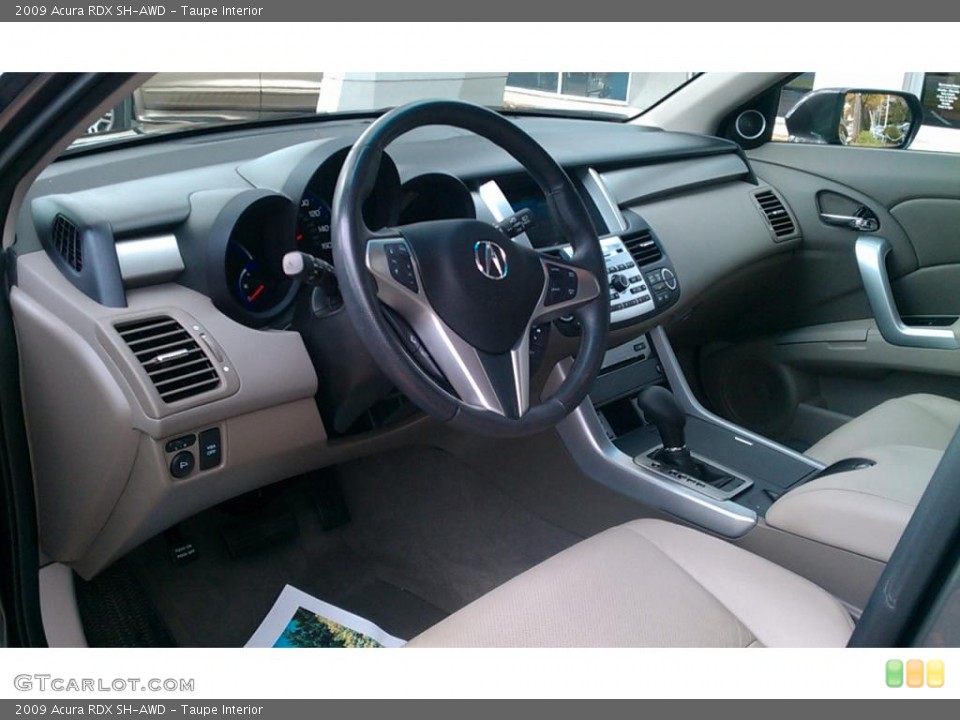 Taupe Interior Dashboard for the 2009 Acura RDX SH-AWD #38679354