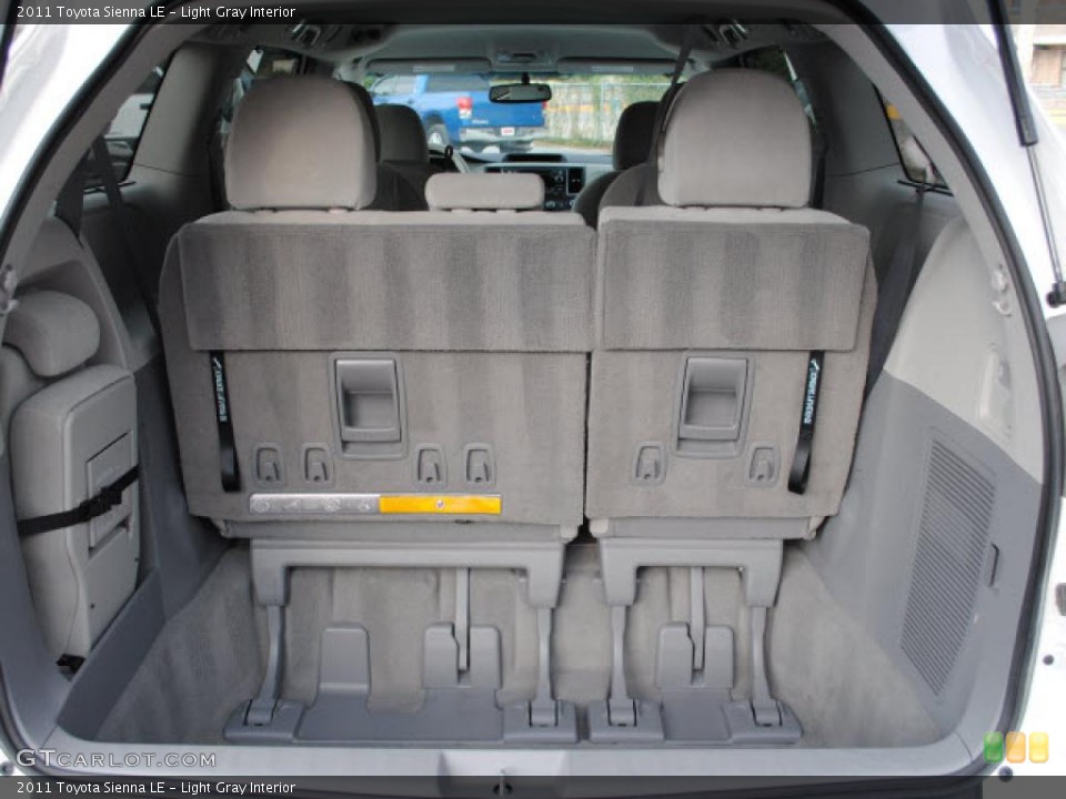 Light Gray Interior Trunk for the 2011 Toyota Sienna LE #38679450