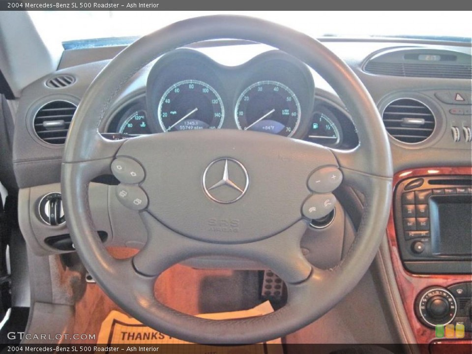 Ash Interior Steering Wheel for the 2004 Mercedes-Benz SL 500 Roadster #38680026