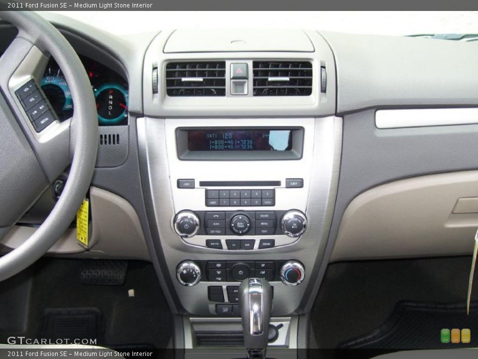 Medium Light Stone Interior Controls for the 2011 Ford Fusion SE #38680418