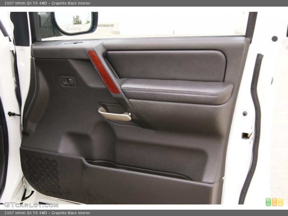 Graphite Black Interior Door Panel for the 2007 Infiniti QX 56 4WD #38680907