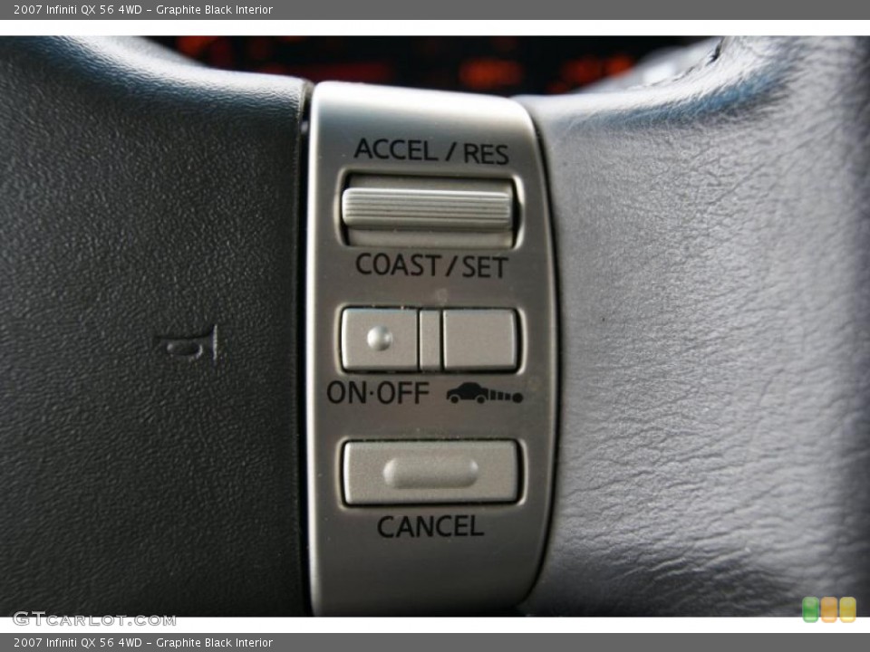Graphite Black Interior Controls for the 2007 Infiniti QX 56 4WD #38680966