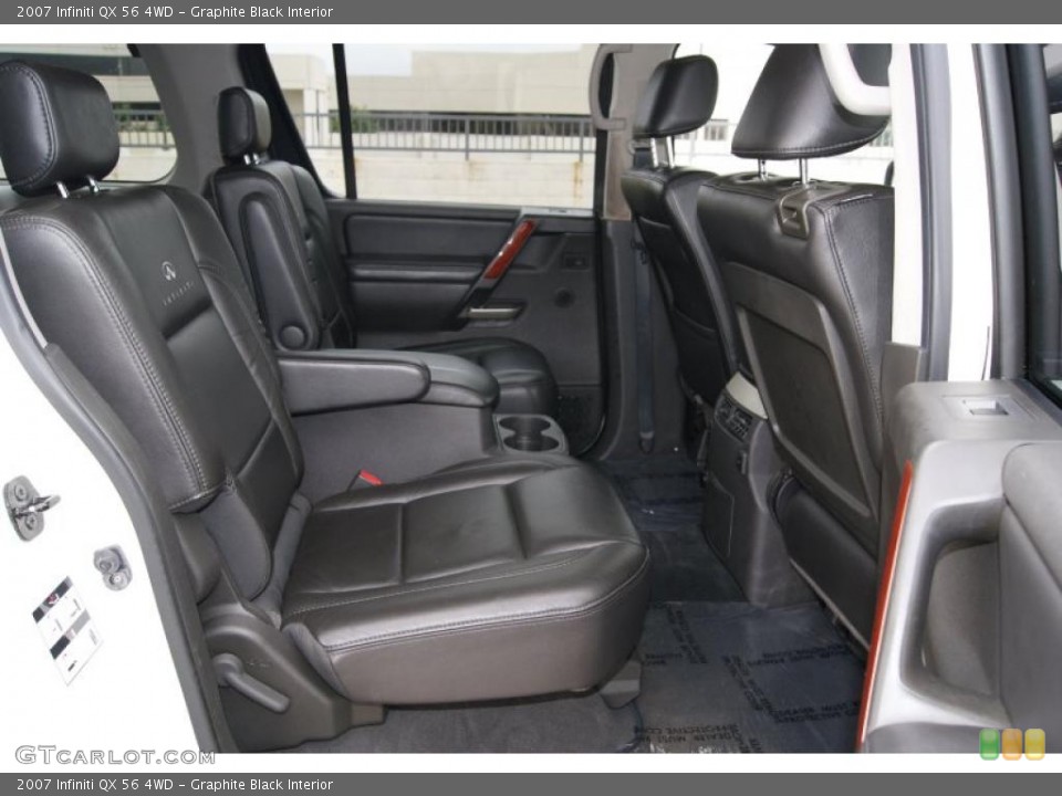 Graphite Black Interior Photo for the 2007 Infiniti QX 56 4WD #38681054