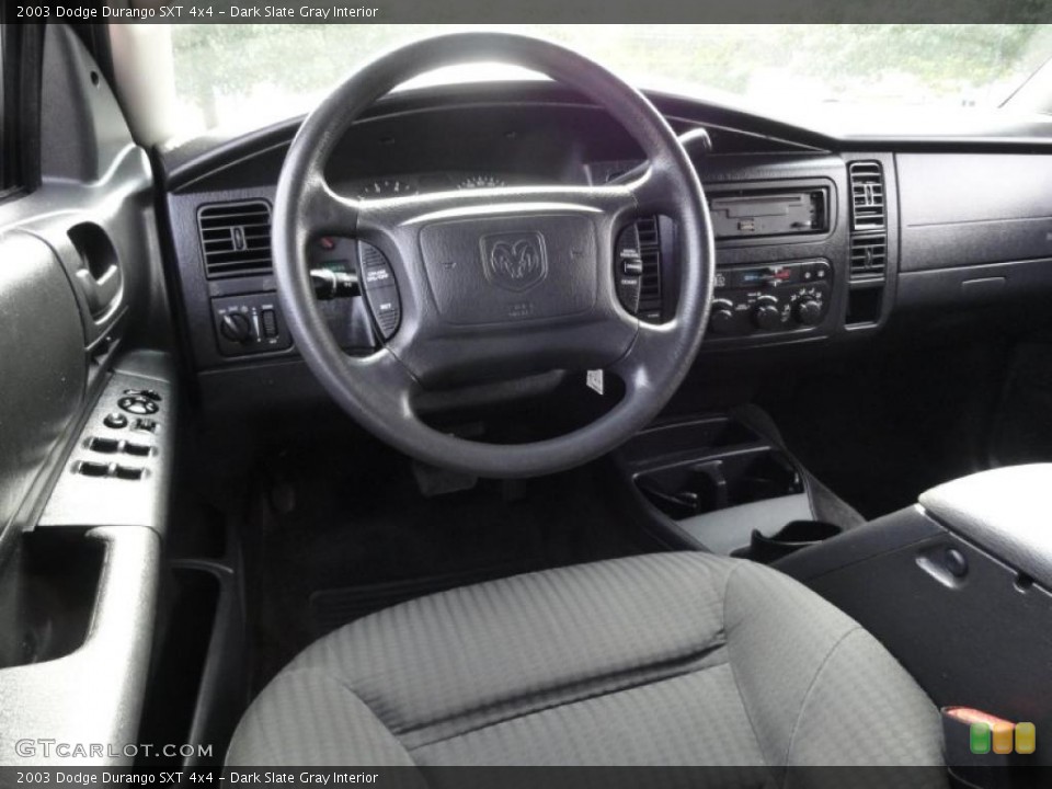 Dark Slate Gray Interior Dashboard for the 2003 Dodge Durango SXT 4x4 #38681082