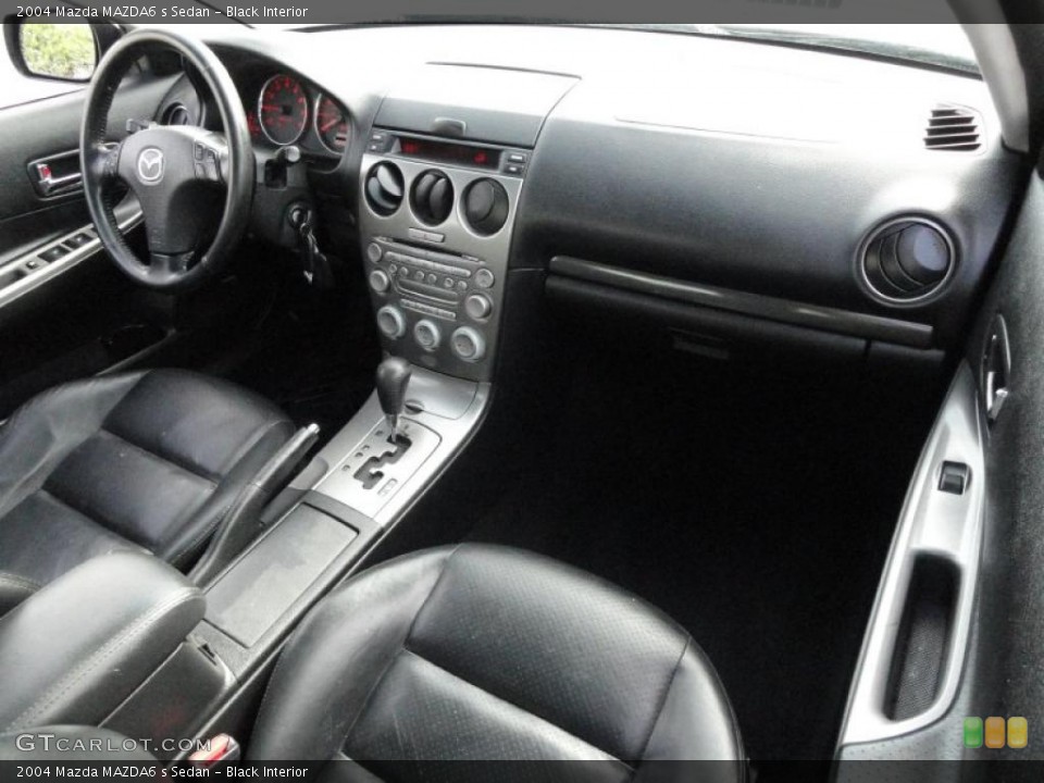 Black Interior Dashboard for the 2004 Mazda MAZDA6 s Sedan #38681706