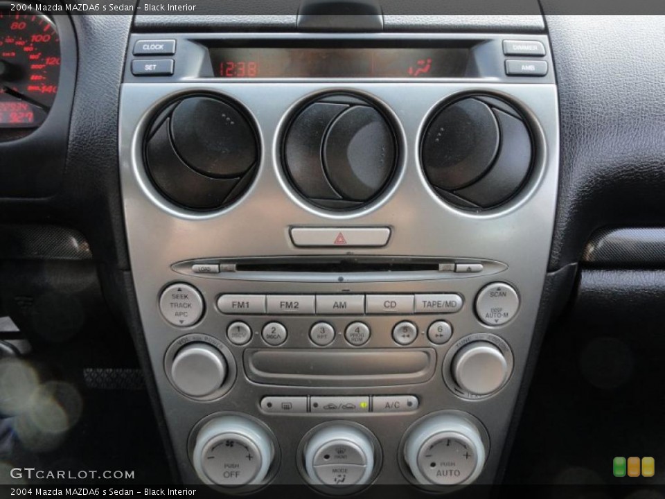 Black Interior Controls for the 2004 Mazda MAZDA6 s Sedan #38681722