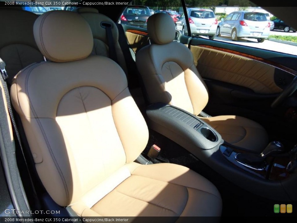 Cappuccino/Black Interior Photo for the 2008 Mercedes-Benz CLK 350 Cabriolet #38684186