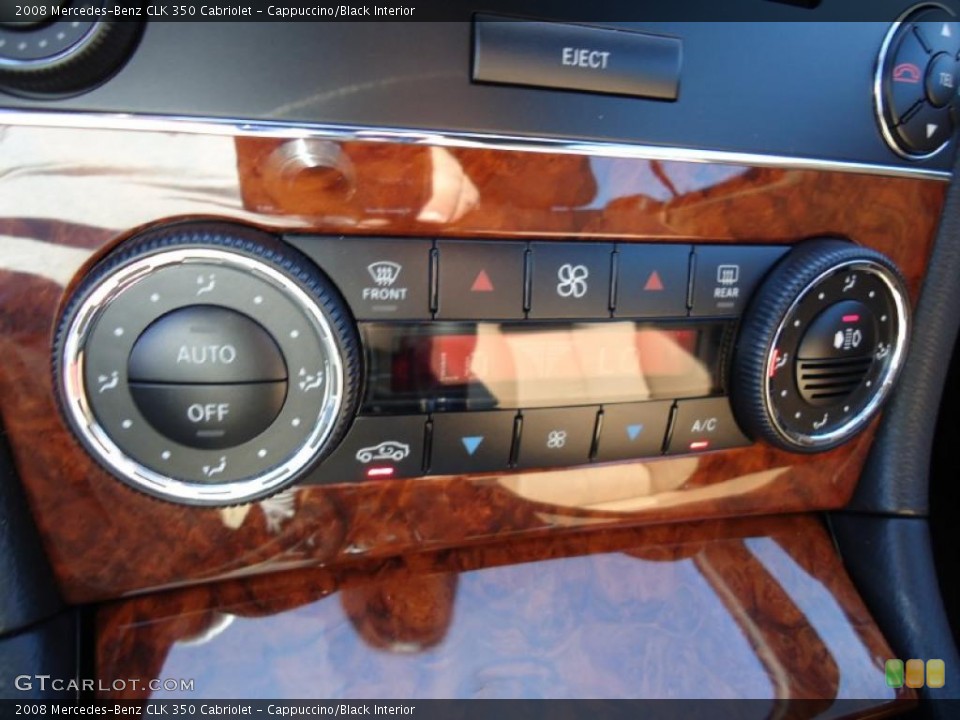 Cappuccino/Black Interior Controls for the 2008 Mercedes-Benz CLK 350 Cabriolet #38684370