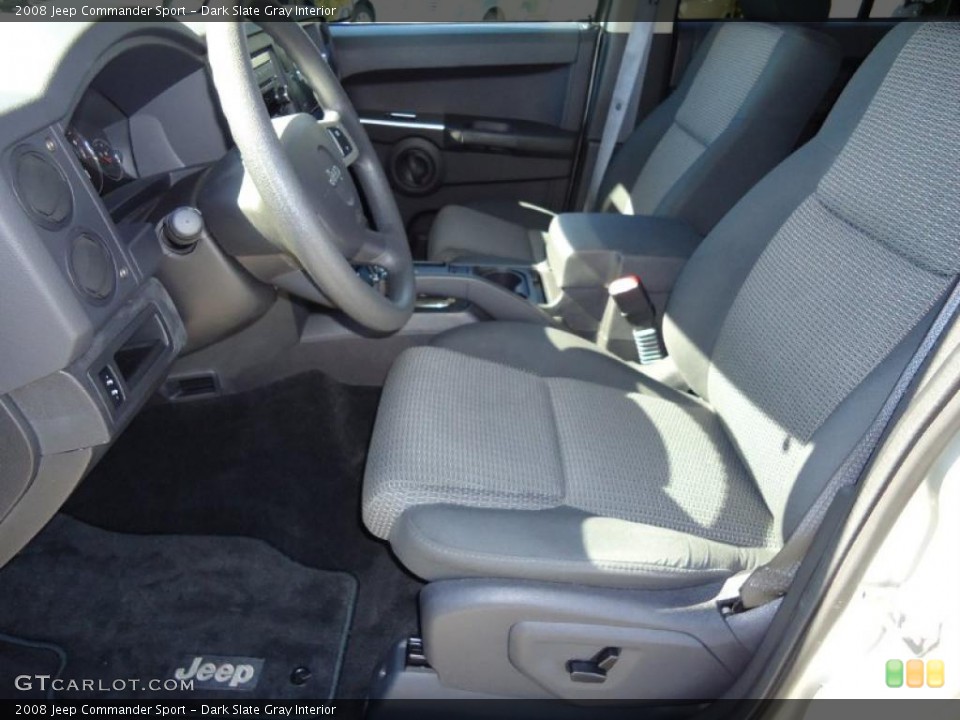 Dark Slate Gray Interior Photo for the 2008 Jeep Commander Sport #38684454