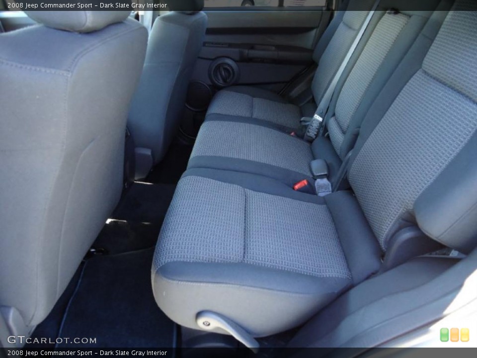 Dark Slate Gray Interior Photo for the 2008 Jeep Commander Sport #38684486