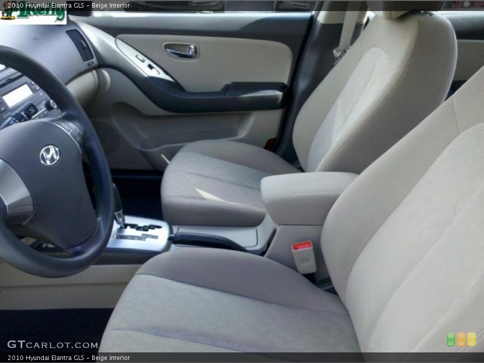 Beige Interior Photo for the 2010 Hyundai Elantra GLS #38684598