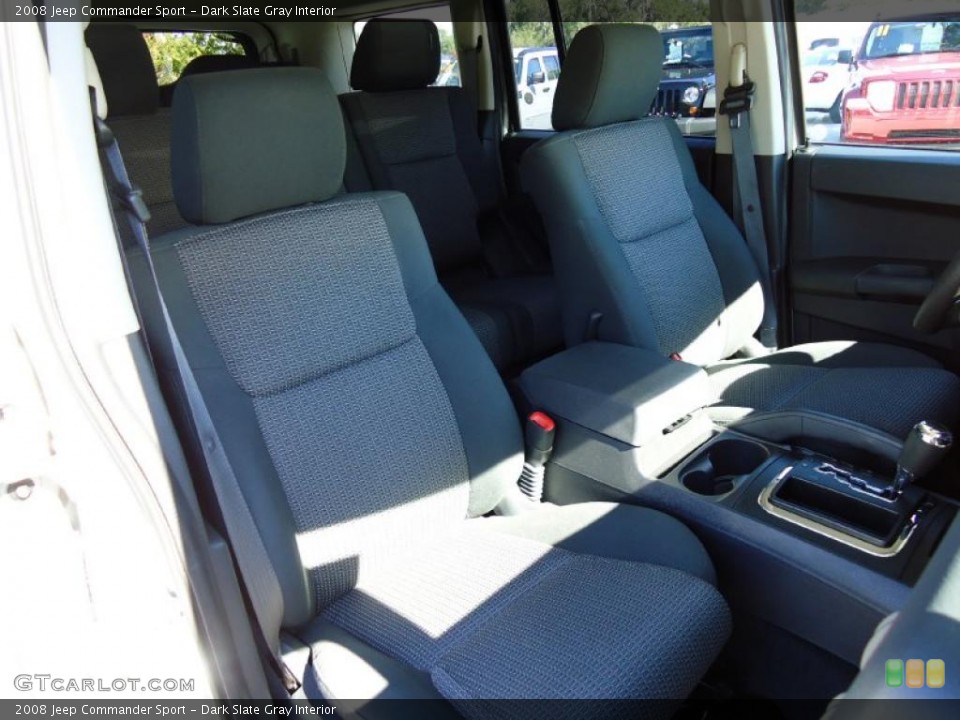 Dark Slate Gray Interior Photo for the 2008 Jeep Commander Sport #38684638