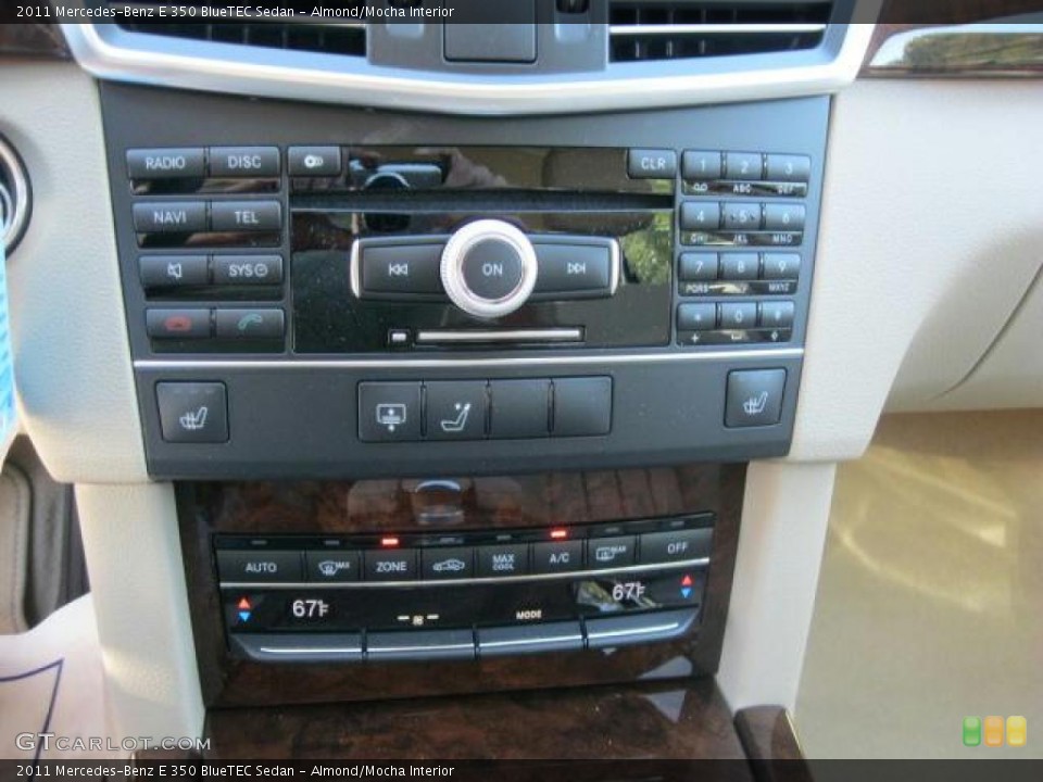 Almond/Mocha Interior Controls for the 2011 Mercedes-Benz E 350 BlueTEC Sedan #38684958