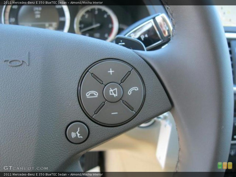 Almond/Mocha Interior Controls for the 2011 Mercedes-Benz E 350 BlueTEC Sedan #38684982
