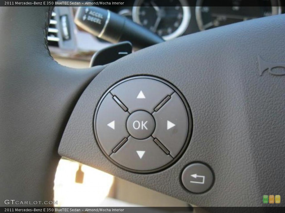 Almond/Mocha Interior Controls for the 2011 Mercedes-Benz E 350 BlueTEC Sedan #38684990