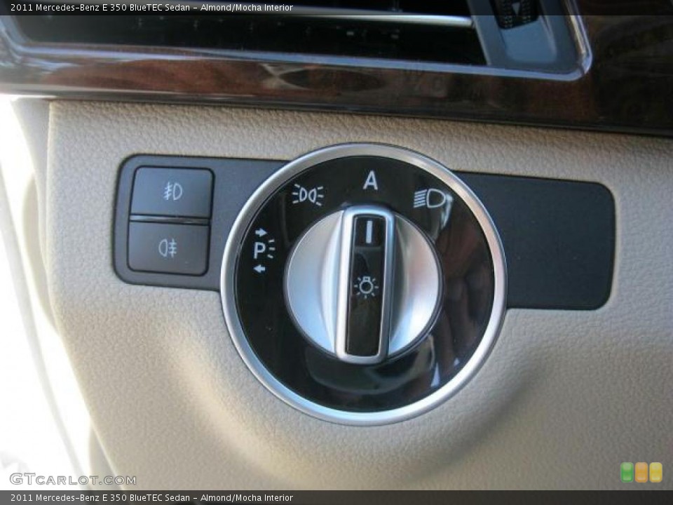 Almond/Mocha Interior Controls for the 2011 Mercedes-Benz E 350 BlueTEC Sedan #38684998