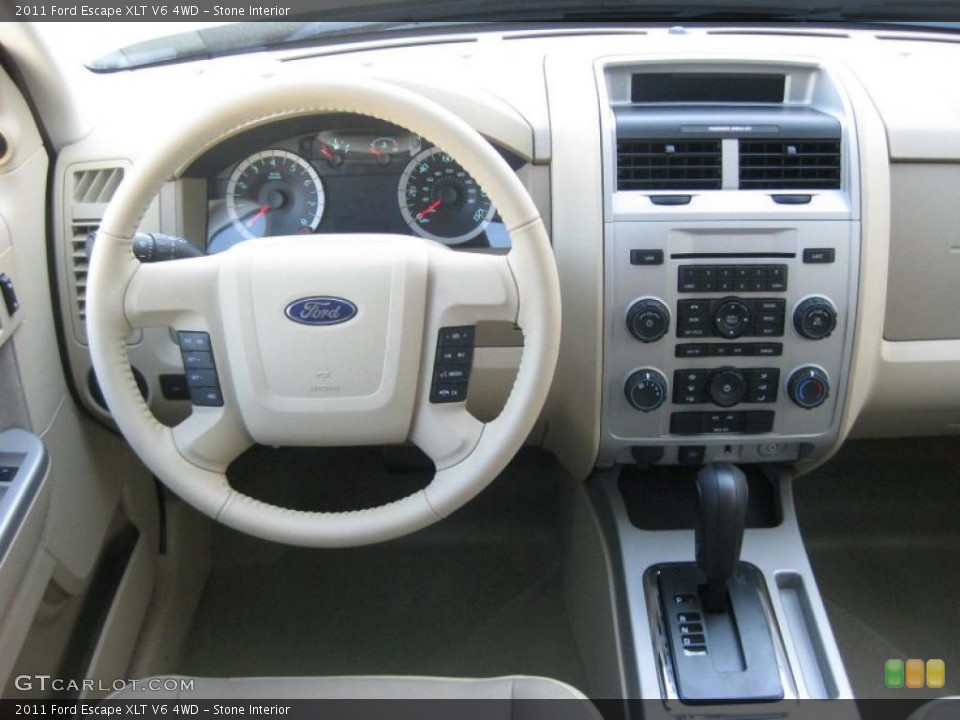 Stone Interior Dashboard for the 2011 Ford Escape XLT V6 4WD #38685086