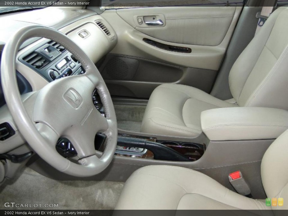 Ivory Interior Photo for the 2002 Honda Accord EX V6 Sedan #38685206