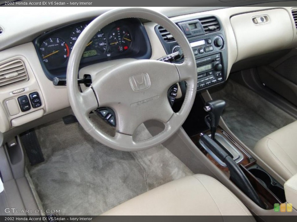 Ivory Interior Prime Interior for the 2002 Honda Accord EX V6 Sedan #38685214