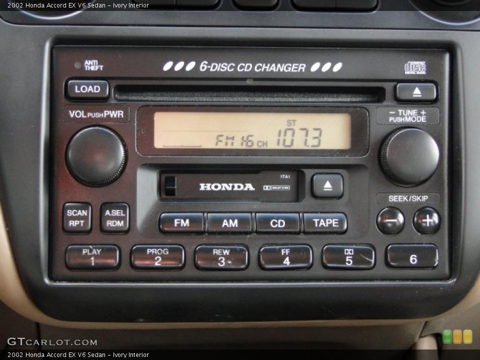 Ivory Interior Controls for the 2002 Honda Accord EX V6 Sedan #38685298