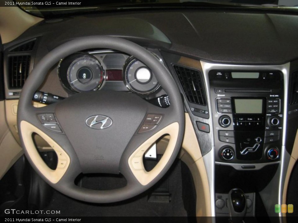 Camel Interior Steering Wheel for the 2011 Hyundai Sonata GLS #38685302
