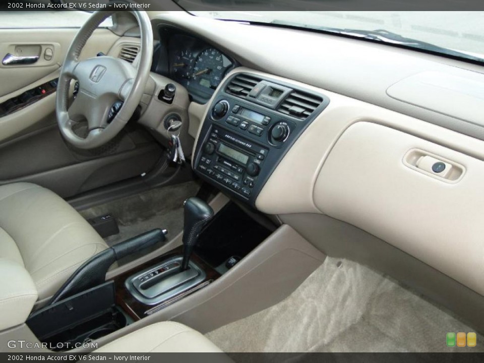 Ivory Interior Dashboard for the 2002 Honda Accord EX V6 Sedan #38685318