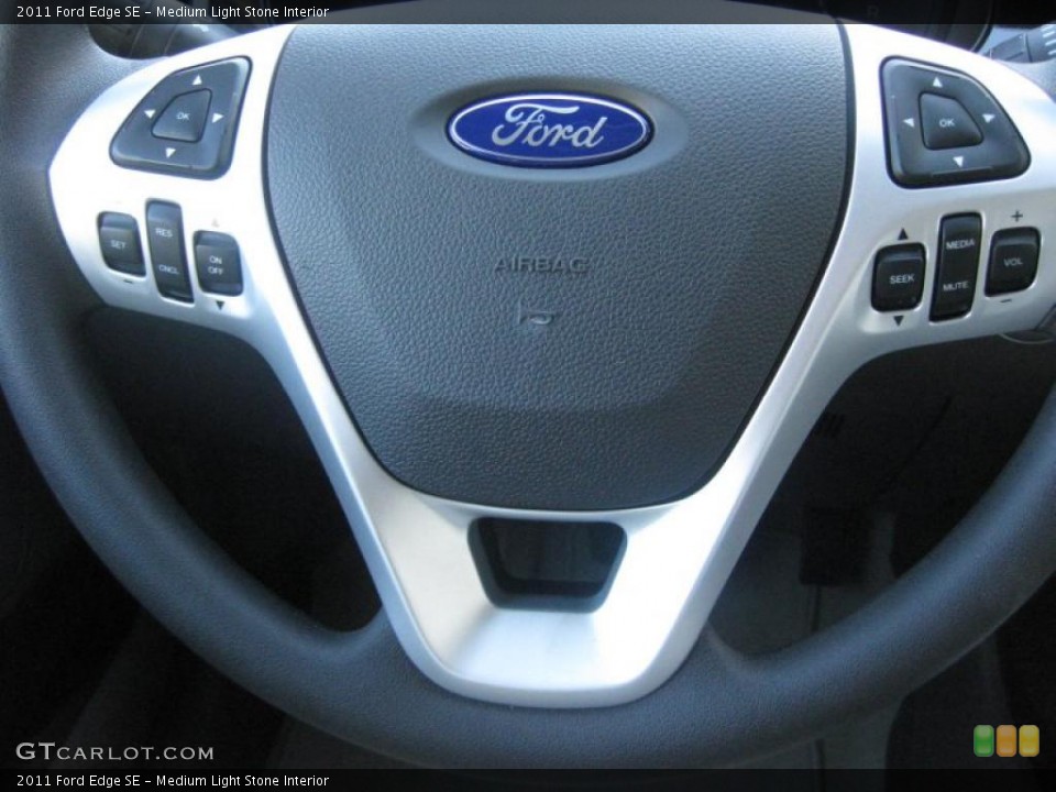 Medium Light Stone Interior Controls for the 2011 Ford Edge SE #38685546