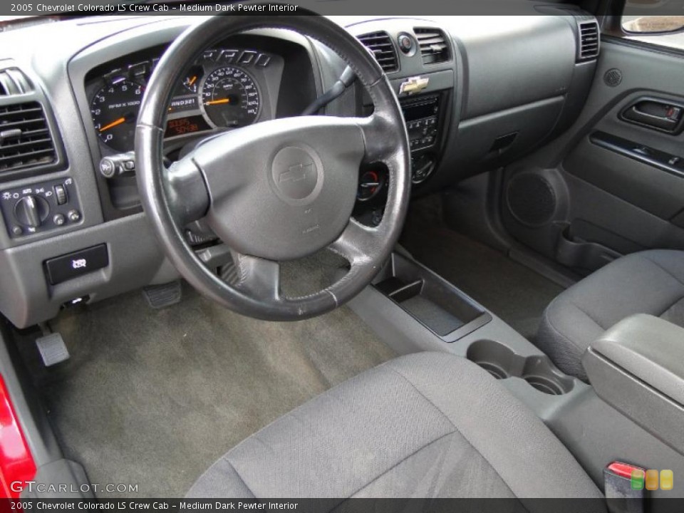 Medium Dark Pewter Interior Prime Interior for the 2005 Chevrolet Colorado LS Crew Cab #38685562