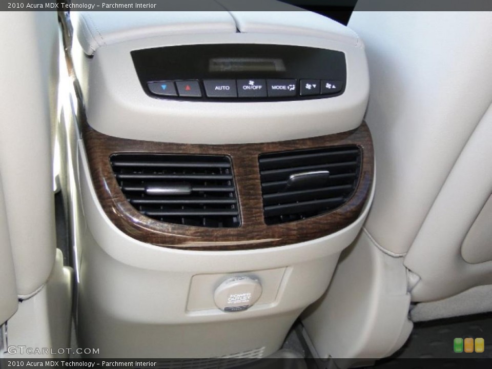 Parchment Interior Controls for the 2010 Acura MDX Technology #38685802
