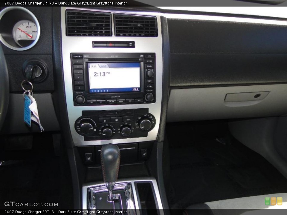 Dark Slate Gray/Light Graystone Interior Controls for the 2007 Dodge Charger SRT-8 #38685946