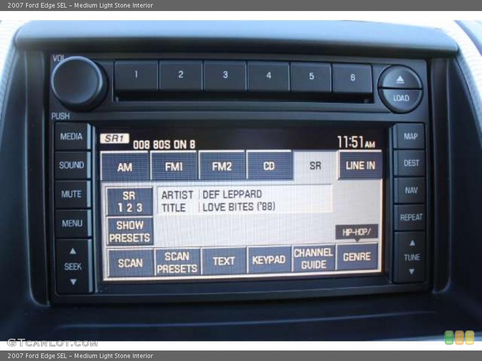 Medium Light Stone Interior Controls for the 2007 Ford Edge SEL #38687198
