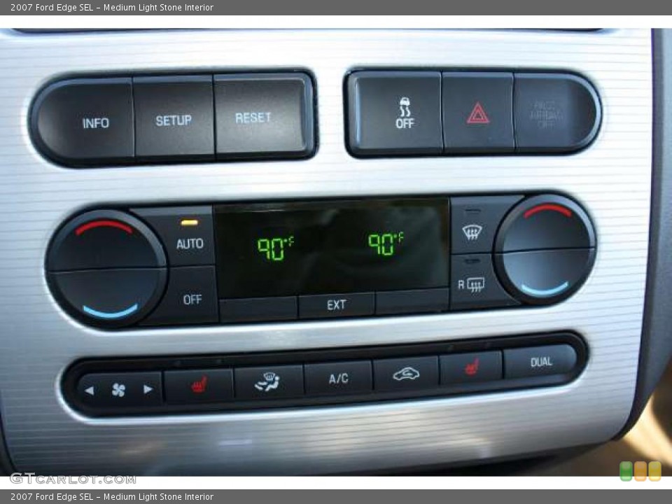 Medium Light Stone Interior Controls for the 2007 Ford Edge SEL #38687218