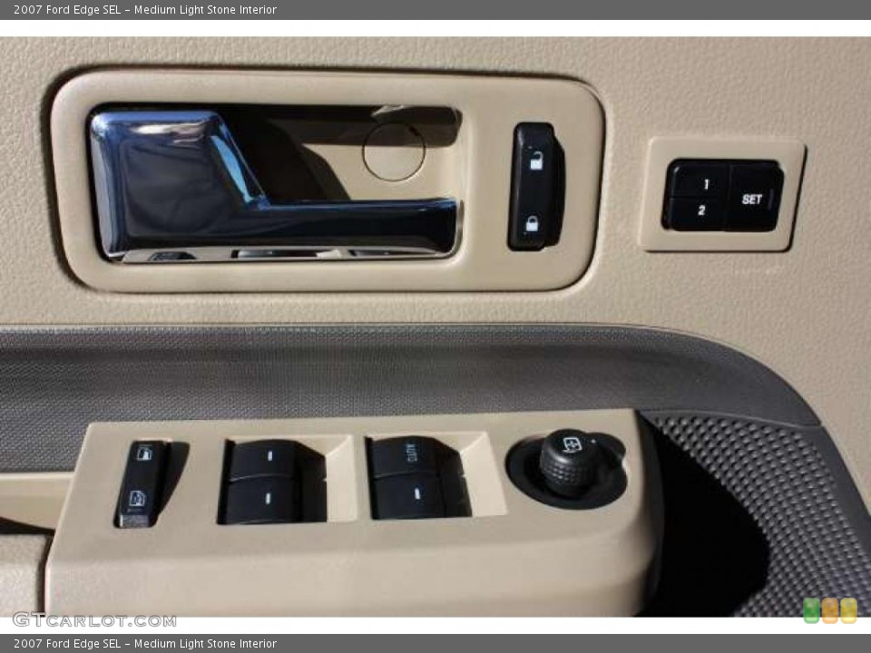 Medium Light Stone Interior Controls for the 2007 Ford Edge SEL #38687230