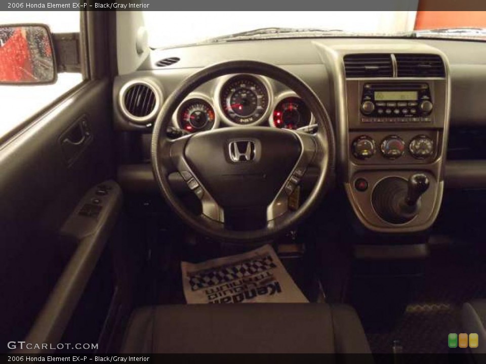 Black/Gray Interior Dashboard for the 2006 Honda Element EX-P #38688524