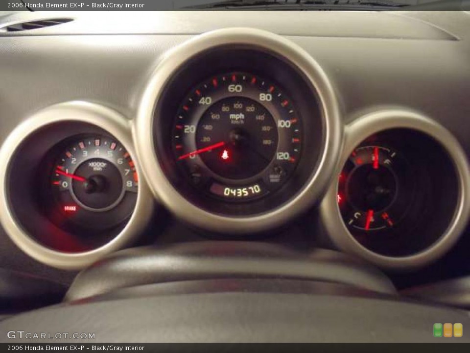 Black/Gray Interior Gauges for the 2006 Honda Element EX-P #38688552