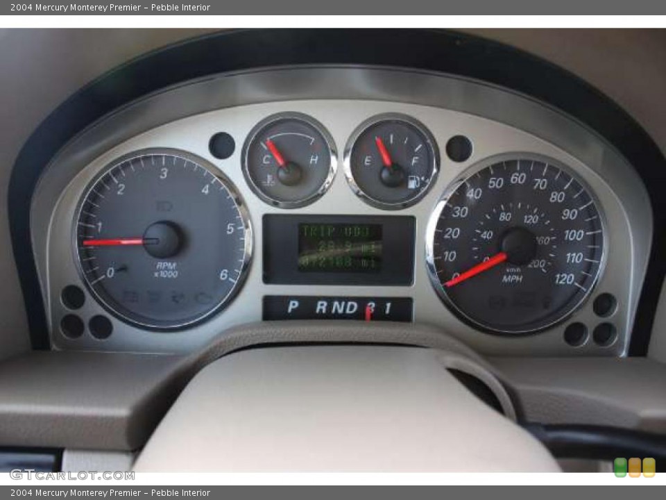 Pebble Interior Gauges for the 2004 Mercury Monterey Premier #38688556