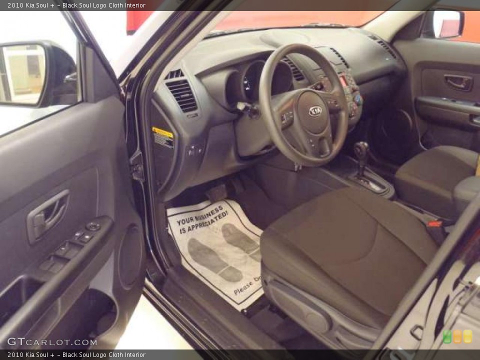 Black Soul Logo Cloth Interior Prime Interior for the 2010 Kia Soul + #38688848
