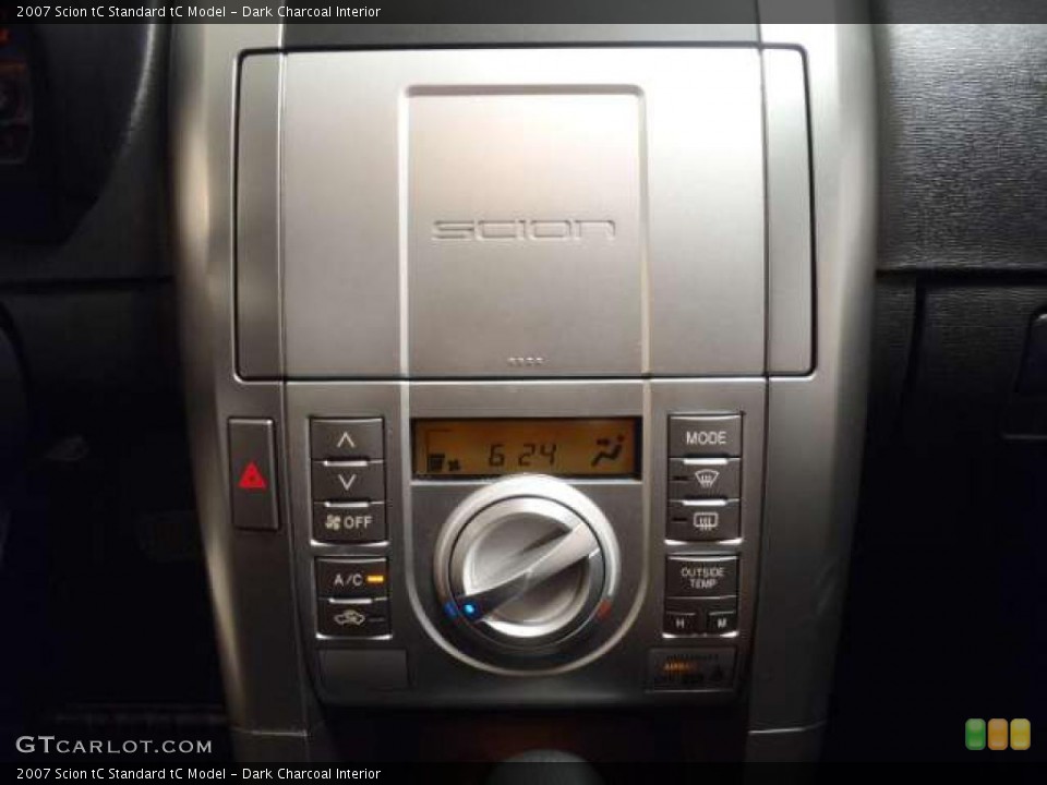 Dark Charcoal Interior Controls for the 2007 Scion tC  #38688884
