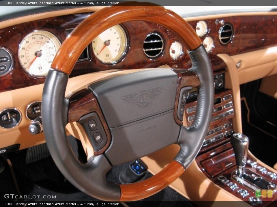 Autumn/Beluga Interior Steering Wheel for the 2008 Bentley Azure  #38688980