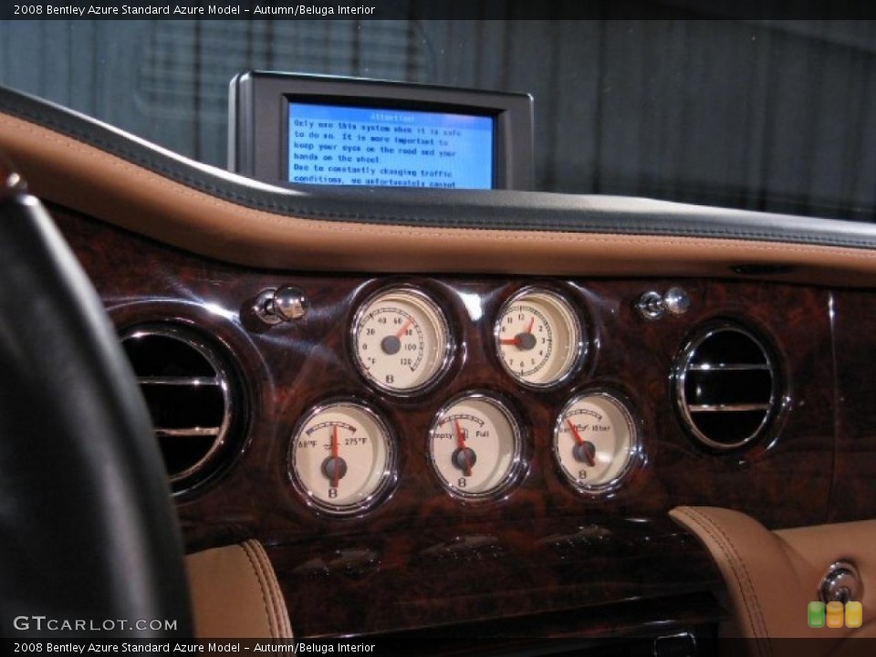 Autumn/Beluga Interior Gauges for the 2008 Bentley Azure  #38689008
